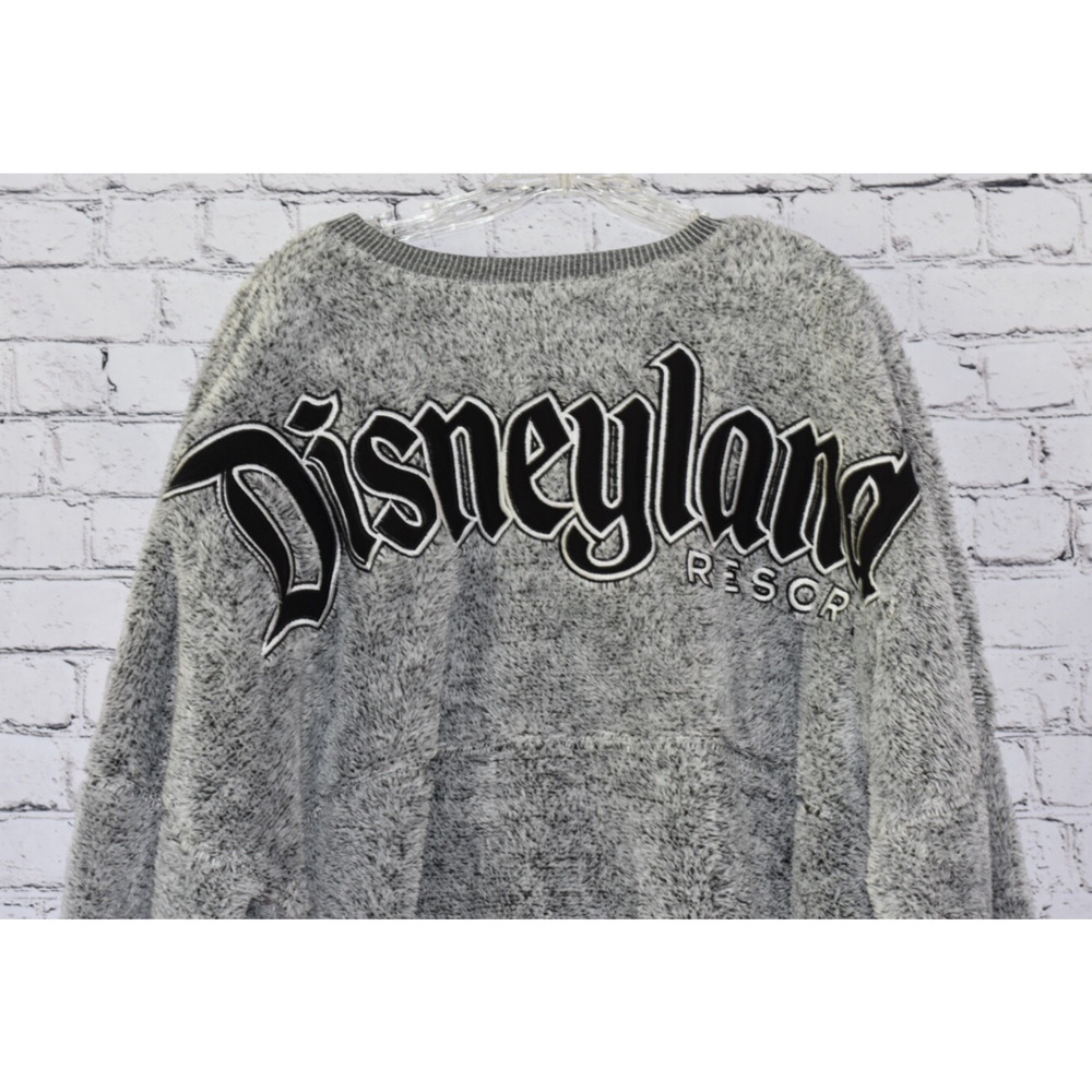 Disney Resort | Sweaters | Disneyland Parks Sherpa Fuzzy Spirit Gray Jersey XXL - Picture 2 of 7